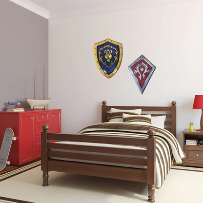 World of Warcraft - Horde & Allianz - Metallschild Bundle