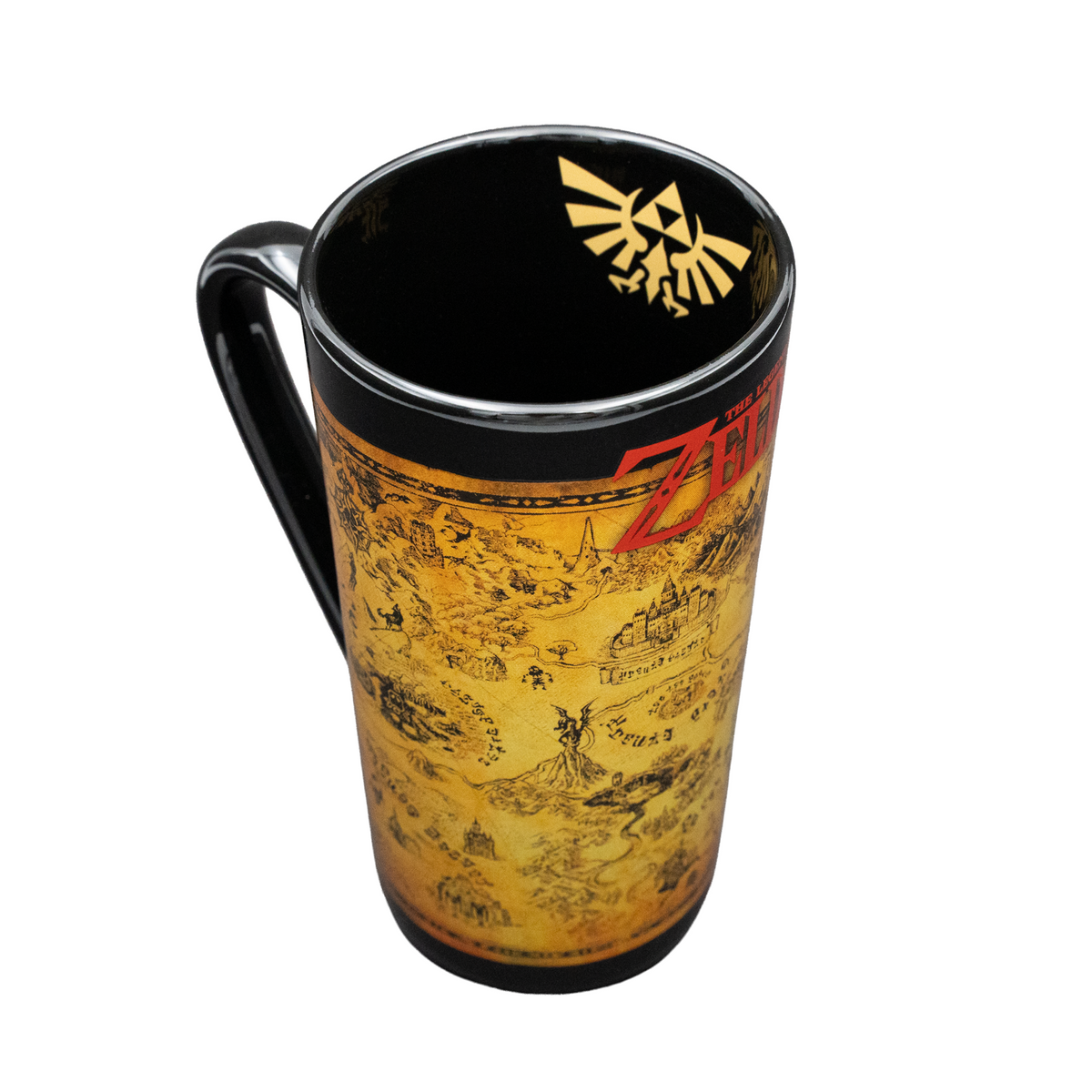 The Legend of Zelda - Black & Gold Map - Tasse