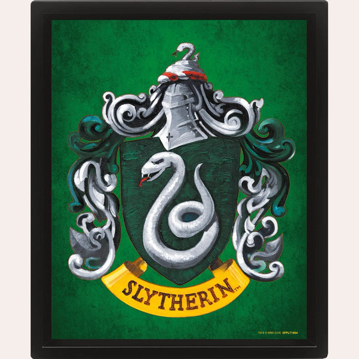 Harry Potter - Colourful Crest Slytherin - 3D-Bild