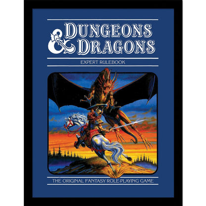 Dungeons & Dragons - Expert Rulebook - Gerahmter Kunstdruck