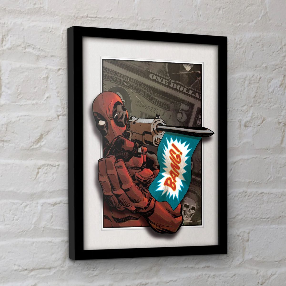 Deadpool - Bang! - Gerahmter Kunstdruck