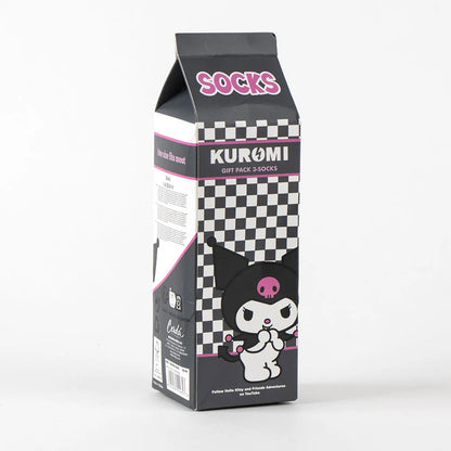 Hello Kitty - Sanrio Kuromi - 3er-Pack Socken