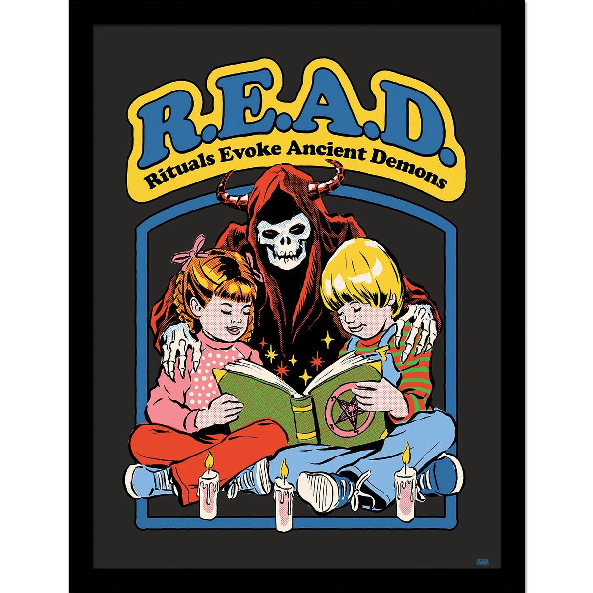 Steven Rhodes - READ - Framed Art Print