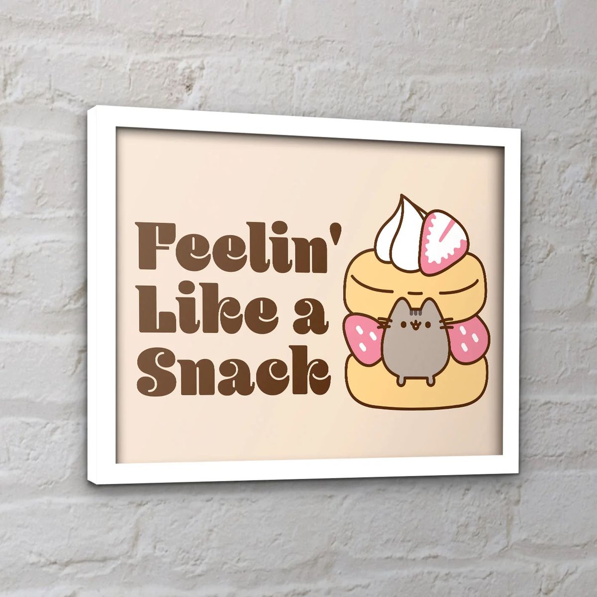 Pusheen - Feelin' Like A Snack - Gerahmter Kunstdruck