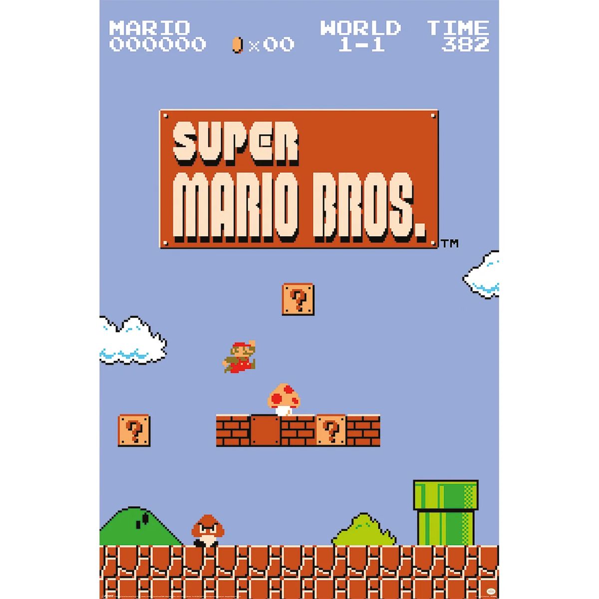 Super Mario - World 1-1 - Poster