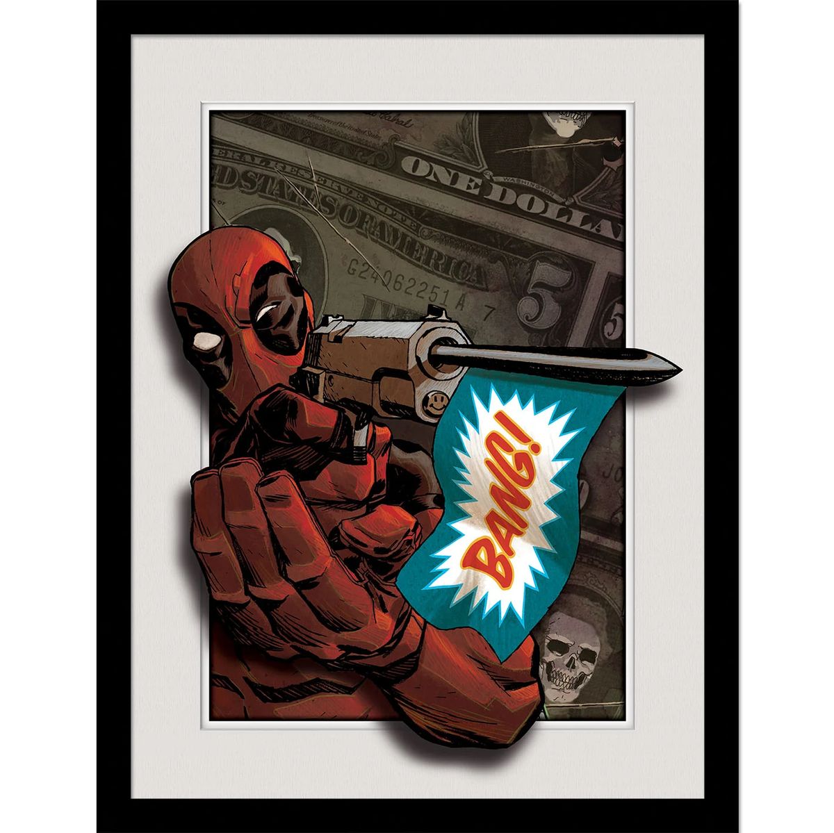 Deadpool - Bang! - Framed Art Print