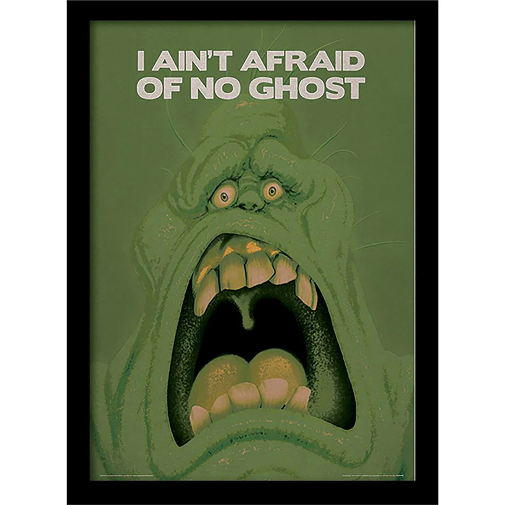 Ghostbusters - Slimer - Framed Art Print