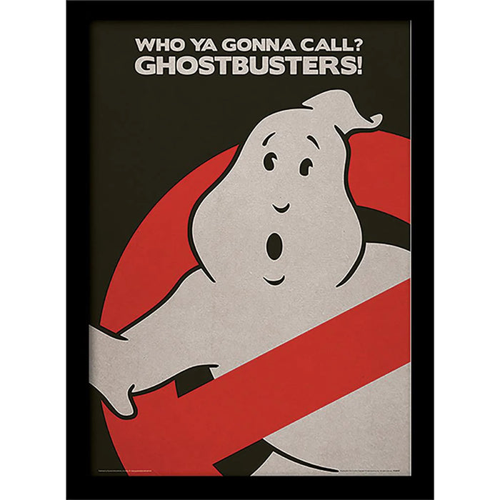 Ghostbusters - Logo - Gerahmter Kunstdruck