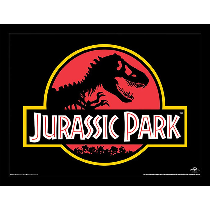 Jurassic Park - Logo - Gerahmter Kunstdruck