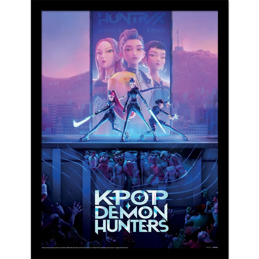KPop Demon Hunters - Key Art - Framed Art Print