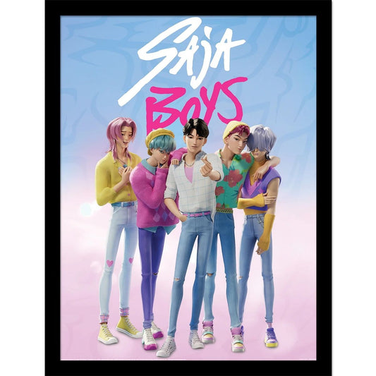 KPop Demon Hunters - Saja Boys - Framed Art Print
