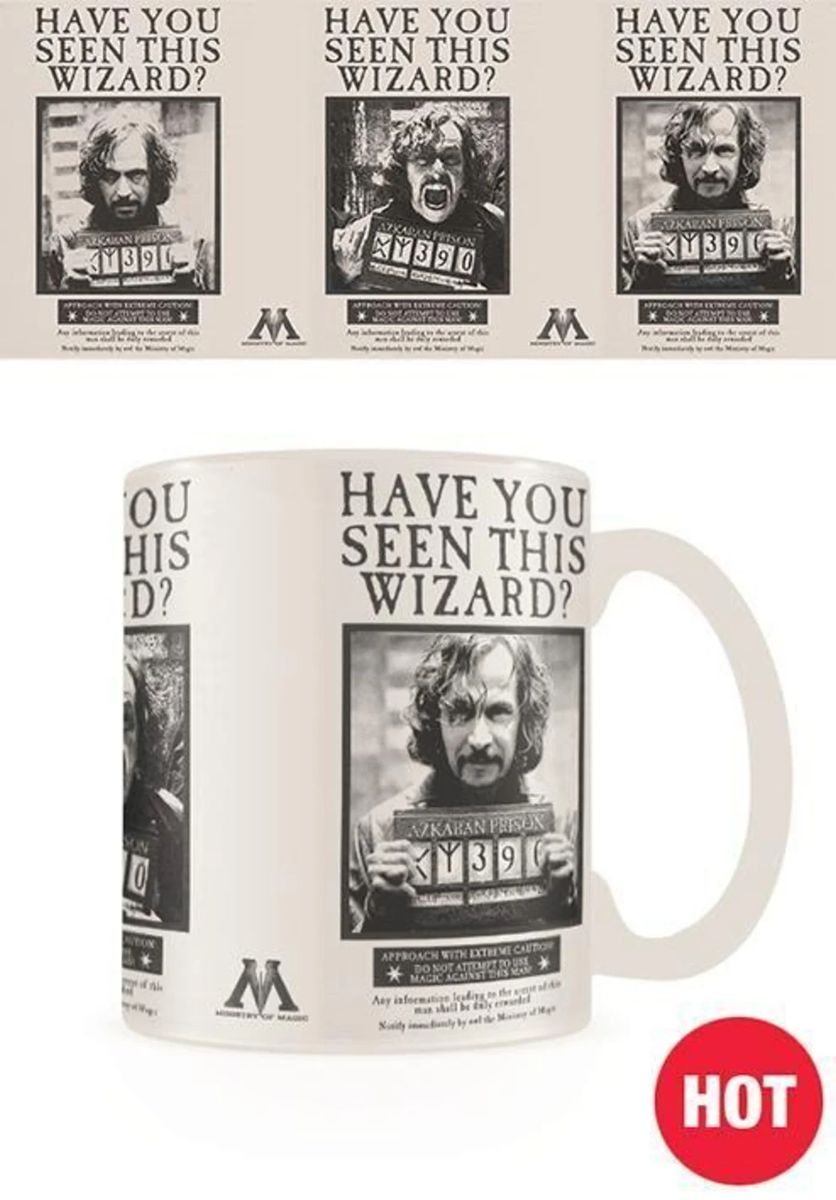 Harry Potter - Wanted Sirius Black - color change cup