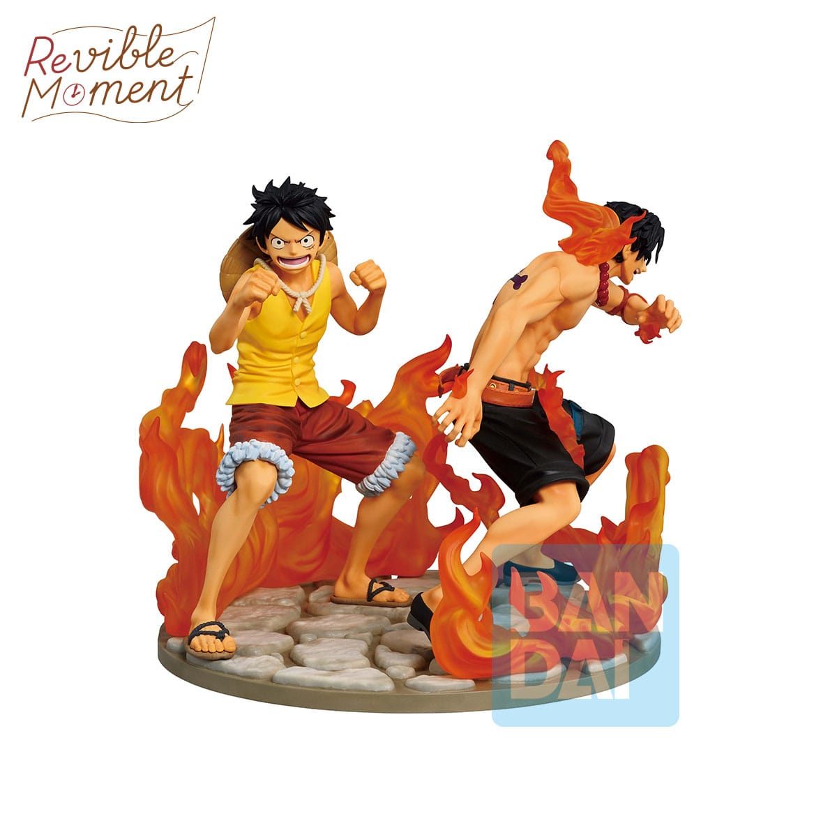 One Piece - Dramatic Memories Ichibansho Ace & Luffy - Figur