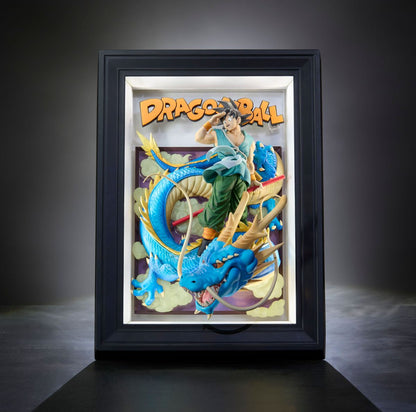 Dragon Ball - Son Goku & Dragon Tamashii Art - 3D Relief-Bild
