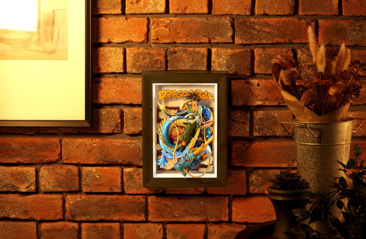 Dragon Ball - Son Goku & Dragon Tamashii Art - 3D Relief-Bild