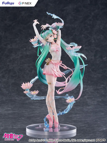 Hatsune Miku - F:NEX PVC Statue 1/7 Water lily Ver. - Figur