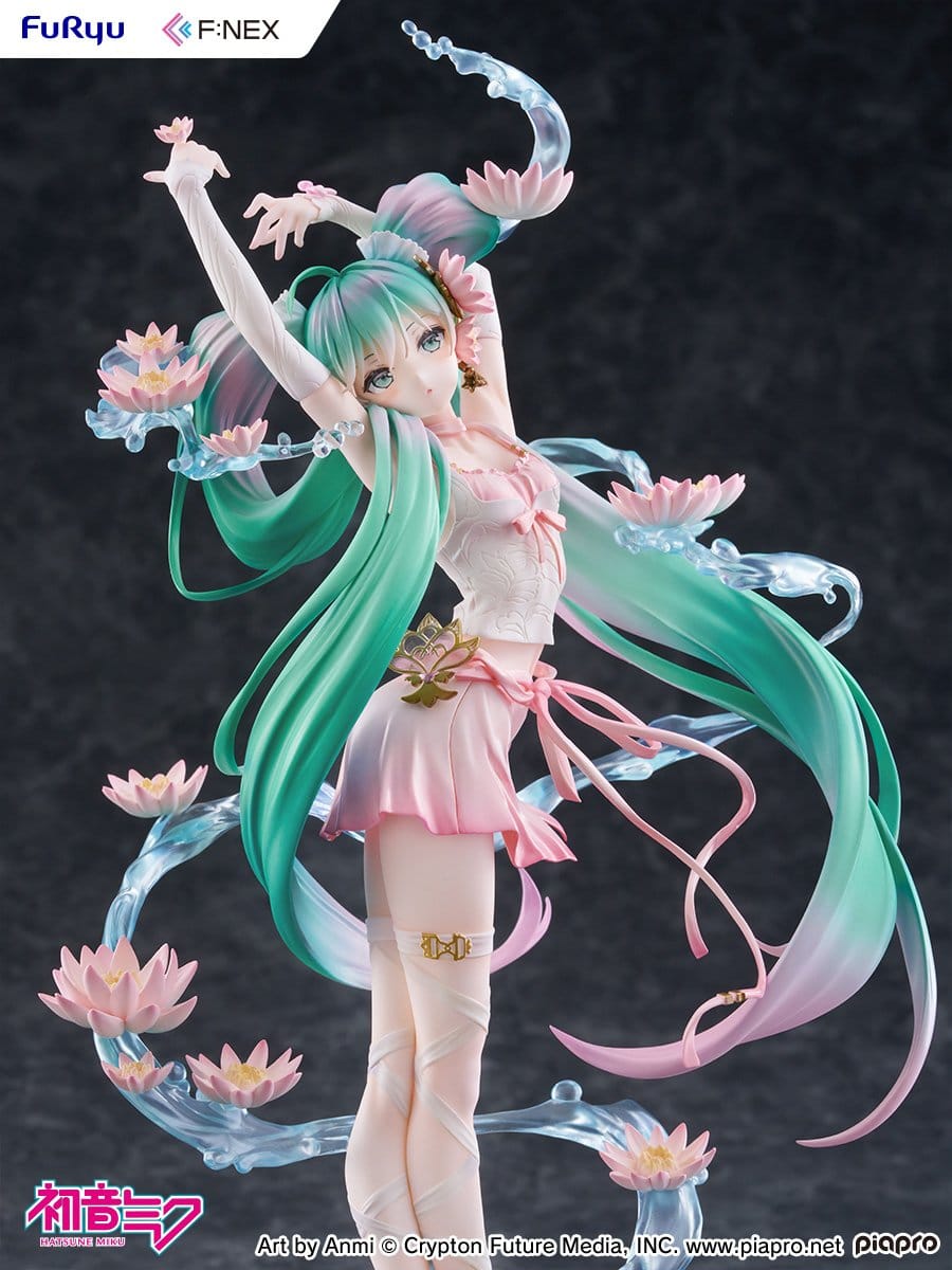 Hatsune Miku - F:NEX PVC Statue 1/7 Water lily Ver. - Figur