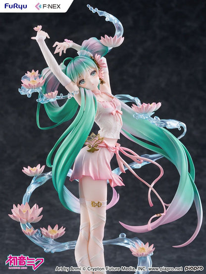 Hatsune Miku - F:NEX PVC Statue 1/7 Water lily Ver. - Figur