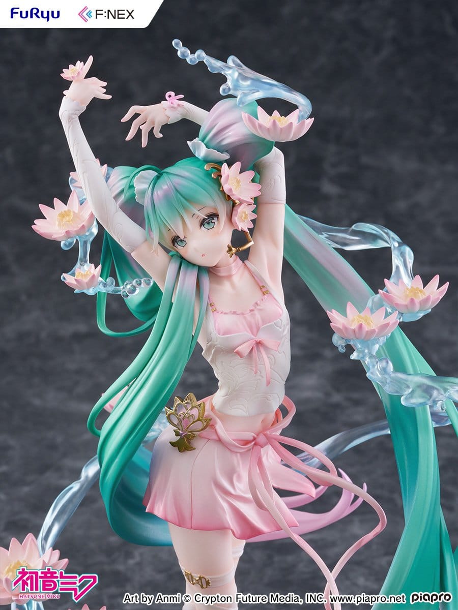 Hatsune Miku - F:NEX PVC Statue 1/7 Water lily Ver. - Figur