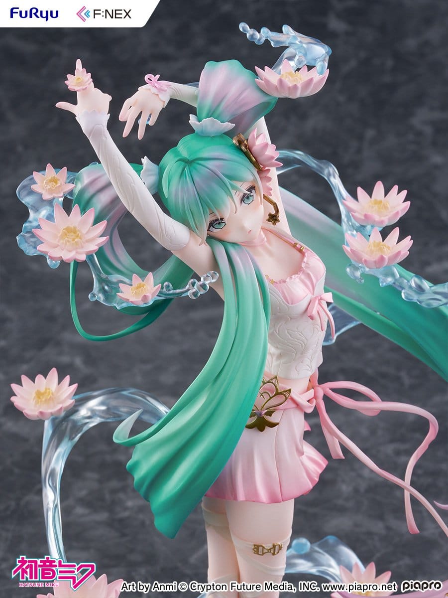 Hatsune Miku - F:NEX PVC Statue 1/7 Water lily Ver. - Figur