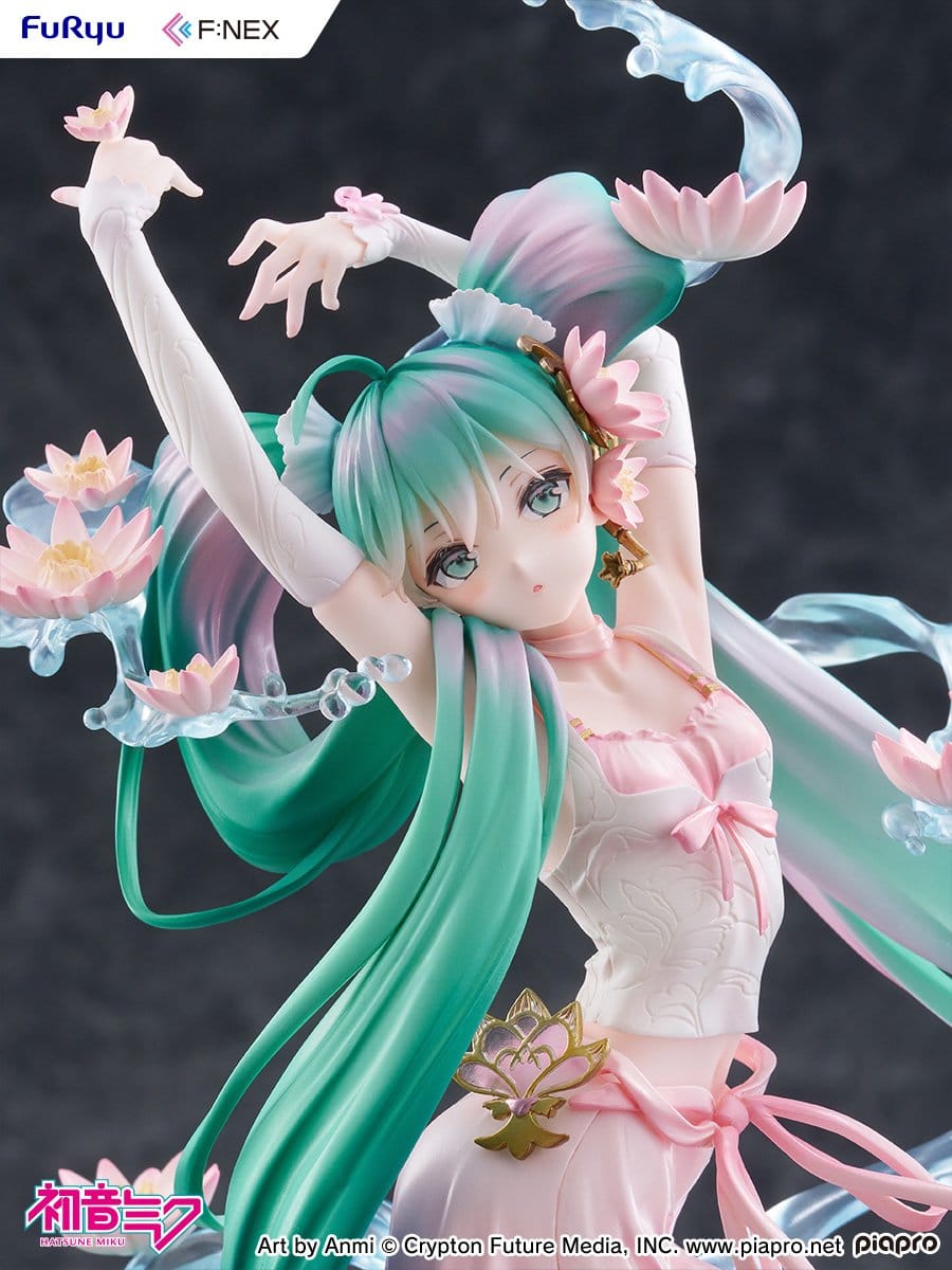 Hatsune Miku - F:NEX PVC Statue 1/7 Water lily Ver. - Figur