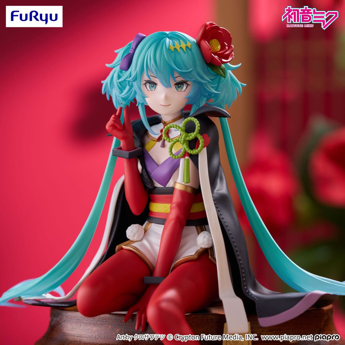 Hatsune Miku - Flower Fairy Camellia - Noodle Stopper Figure