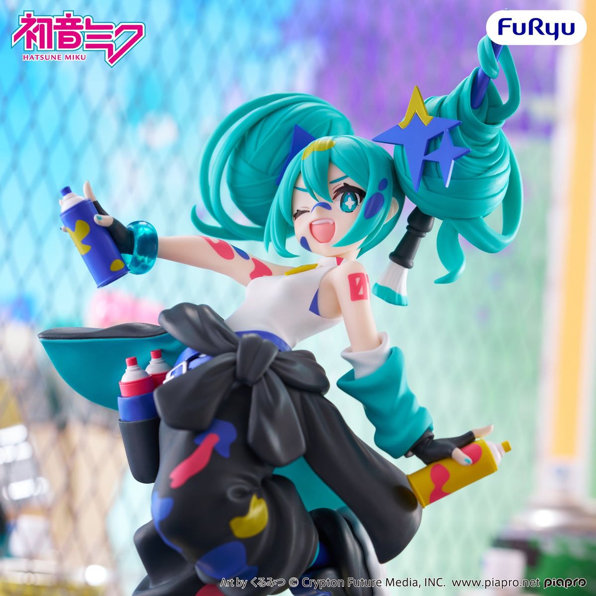 Hatsune Miku - Muchute Paint Girl Another Color Ver. - Figur