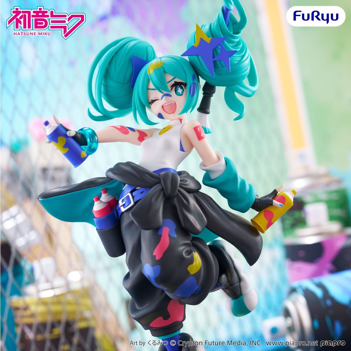 Hatsune Miku - Muchute Paint Girl Another Color Ver. - Figur