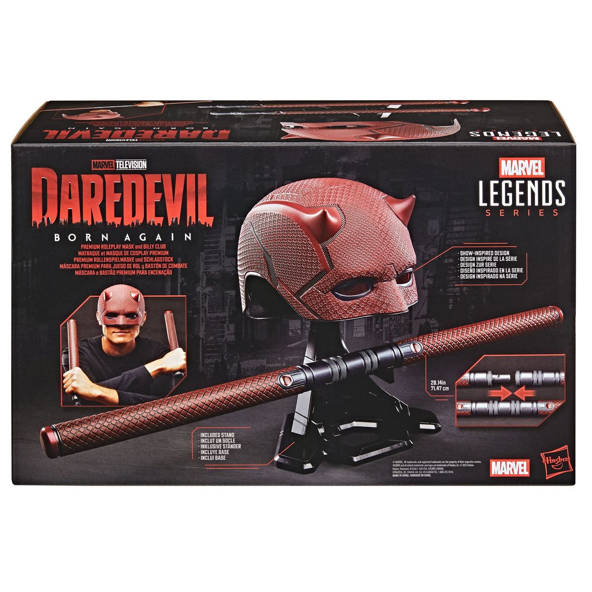 Daredevil: Born Again - Premium Roleplay Mask and Baton