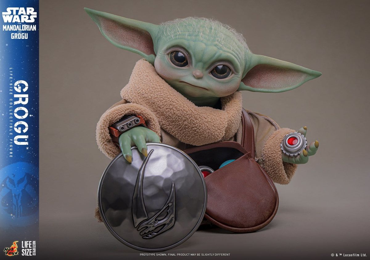 Star Wars: The Mandalorian & Grogu - Grogu 38 cm - Lebensgroße Figur