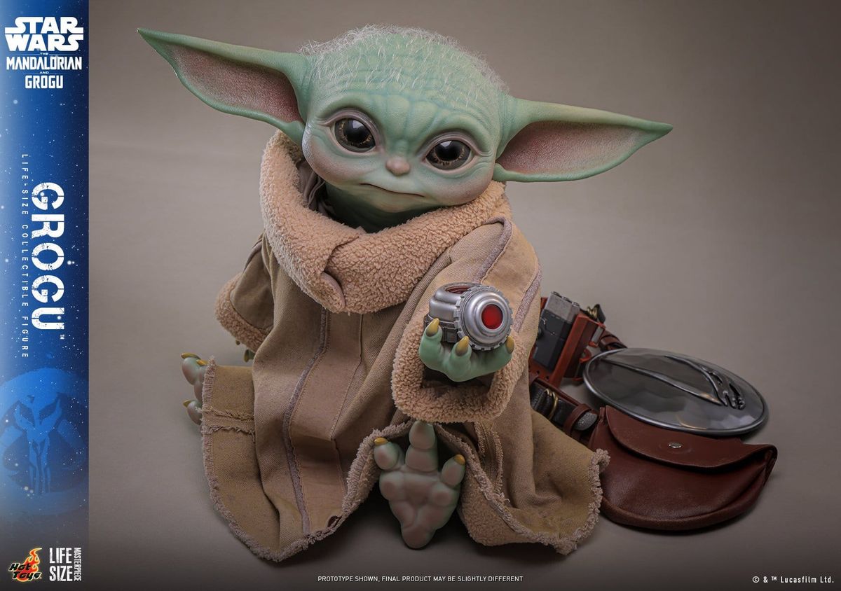 Star Wars: The Mandalorian & Grogu - Grogu 38 cm - Lebensgroße Figur