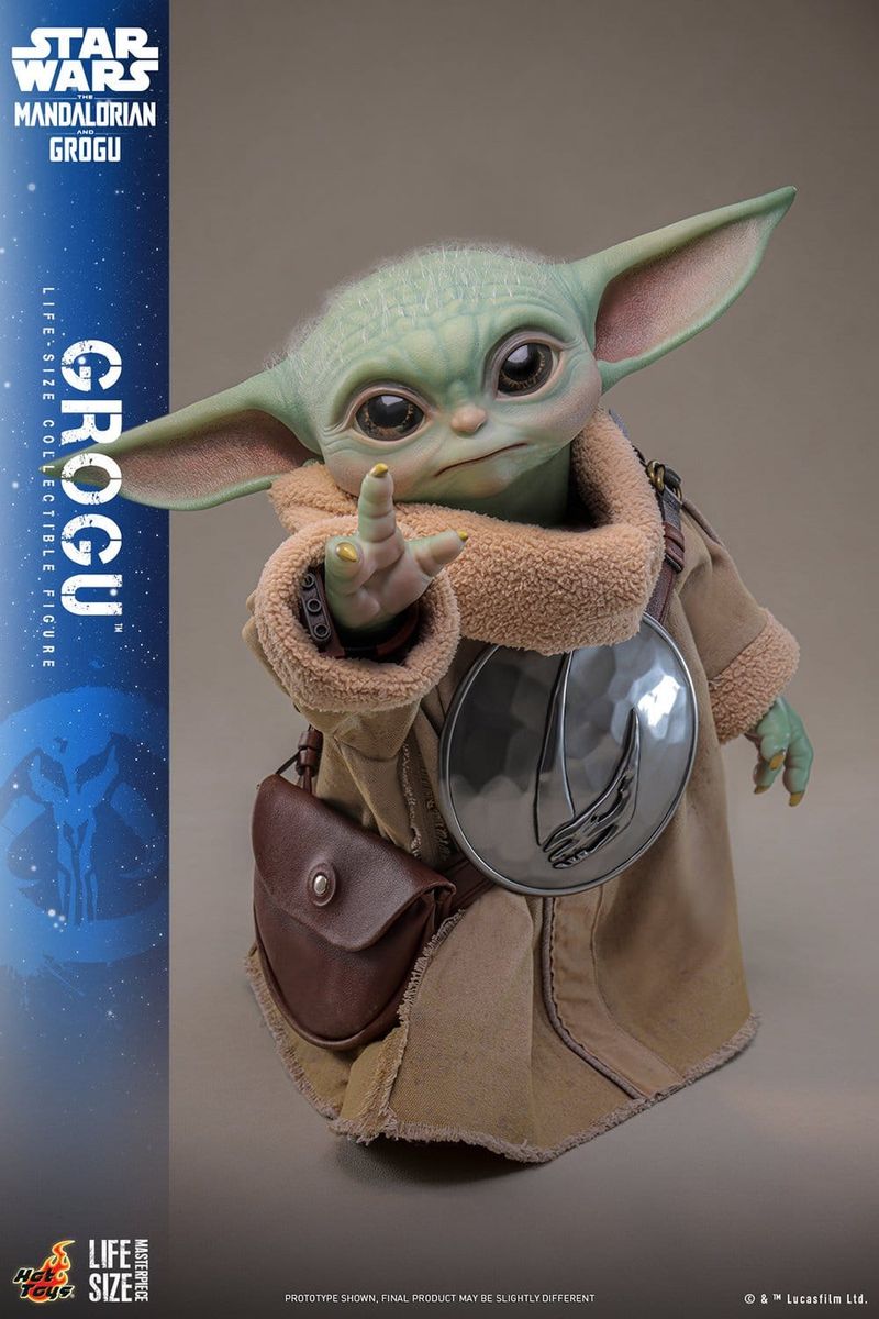 Star Wars: The Mandalorian & Grogu - Grogu 38 cm - Lebensgroße Figur