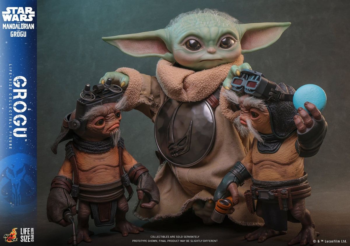 Star Wars: The Mandalorian & Grogu - Grogu 38 cm - Lebensgroße Figur