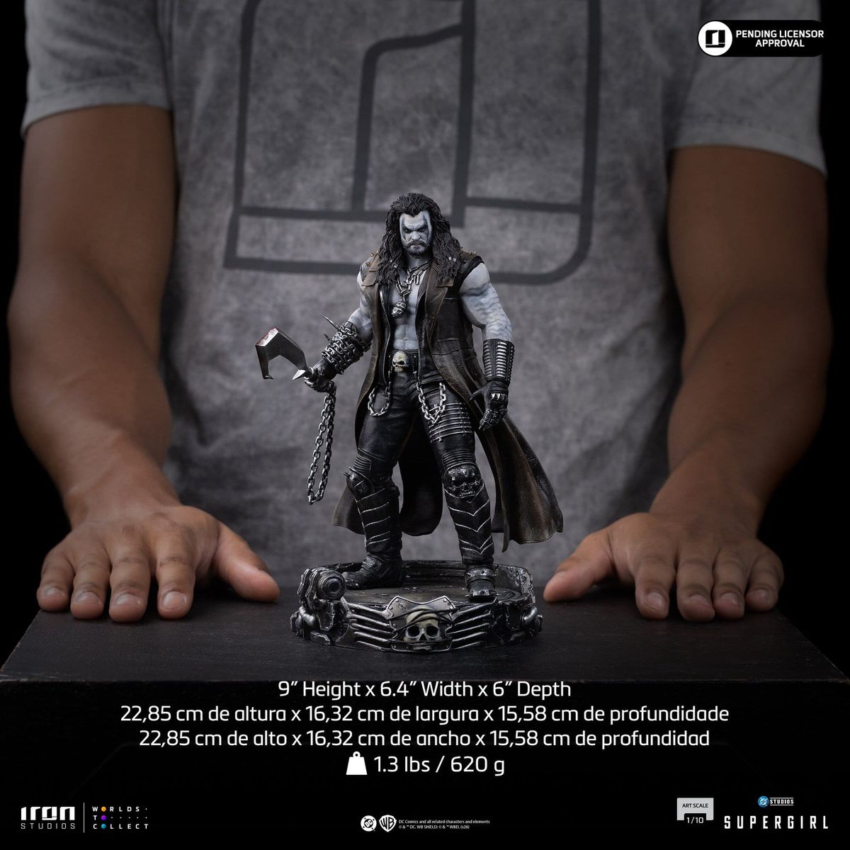 Supergirl - Movie Art Scale Statue 1/10 Lobo - Figur