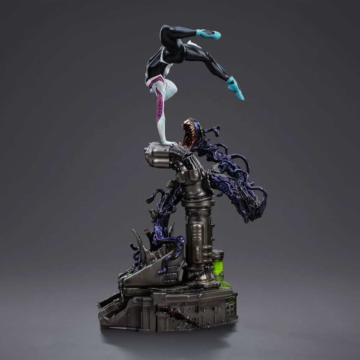 Marvel - Spider-Man vs Villains Art Scale Statue 1/10 Ghost Spider Diorama - Figur