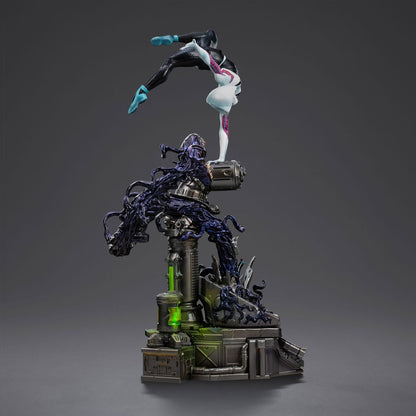 Marvel - Spider-Man vs Villains Art Scale Statue 1/10 Ghost Spider Diorama - Figur