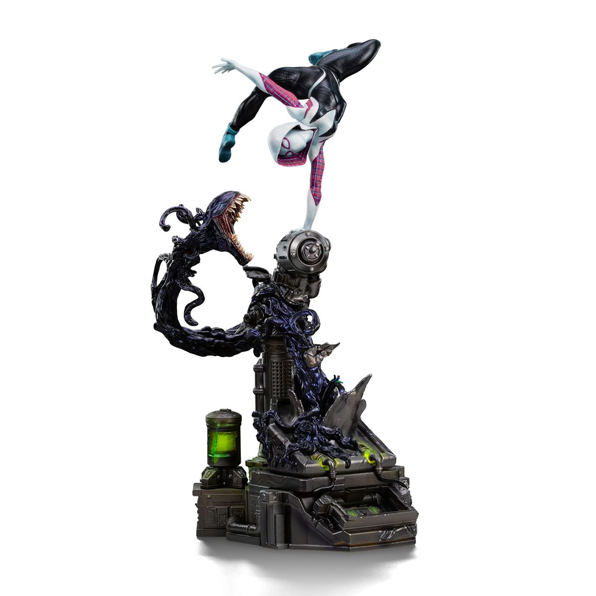 Marvel - Spider-Man vs Villains Art Scale Statue 1/10 Ghost Spider Diorama - Figur