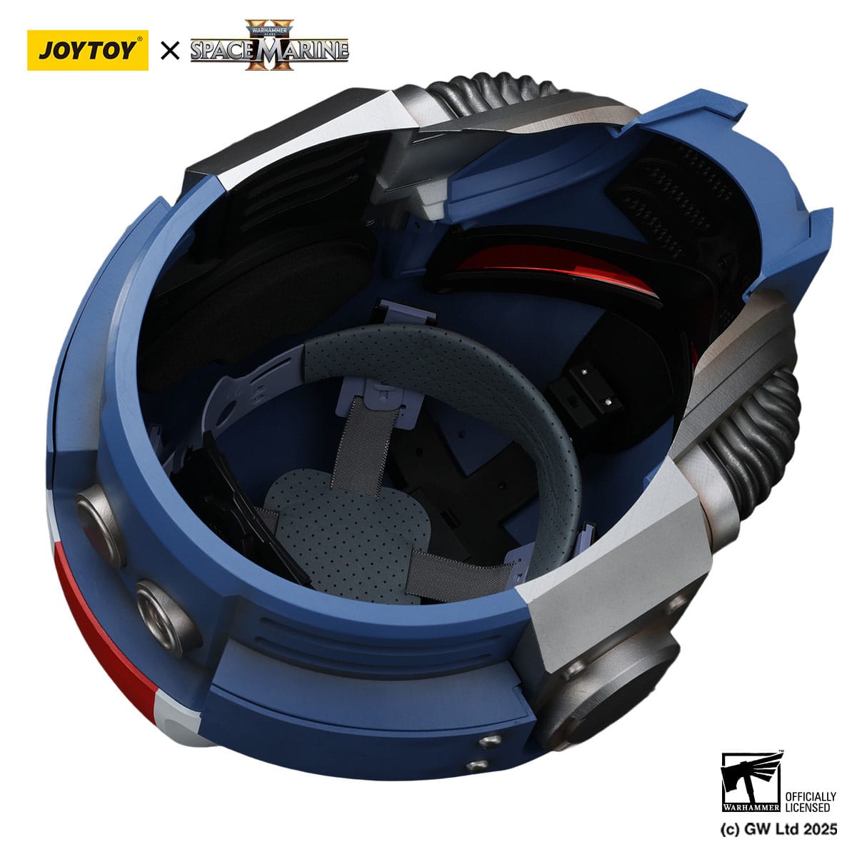 Warhammer 40,000 - Space Marine 2 Ultramarines Lieutenant Titus - replica helmet