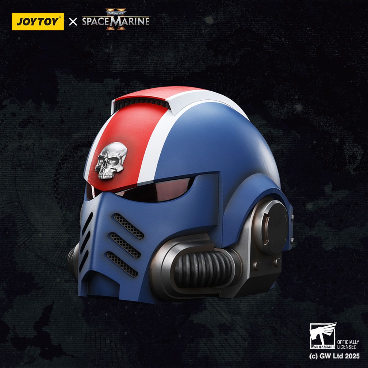 Warhammer 40,000 - Space Marine 2 Ultramarines Lieutenant Titus - replica helmet