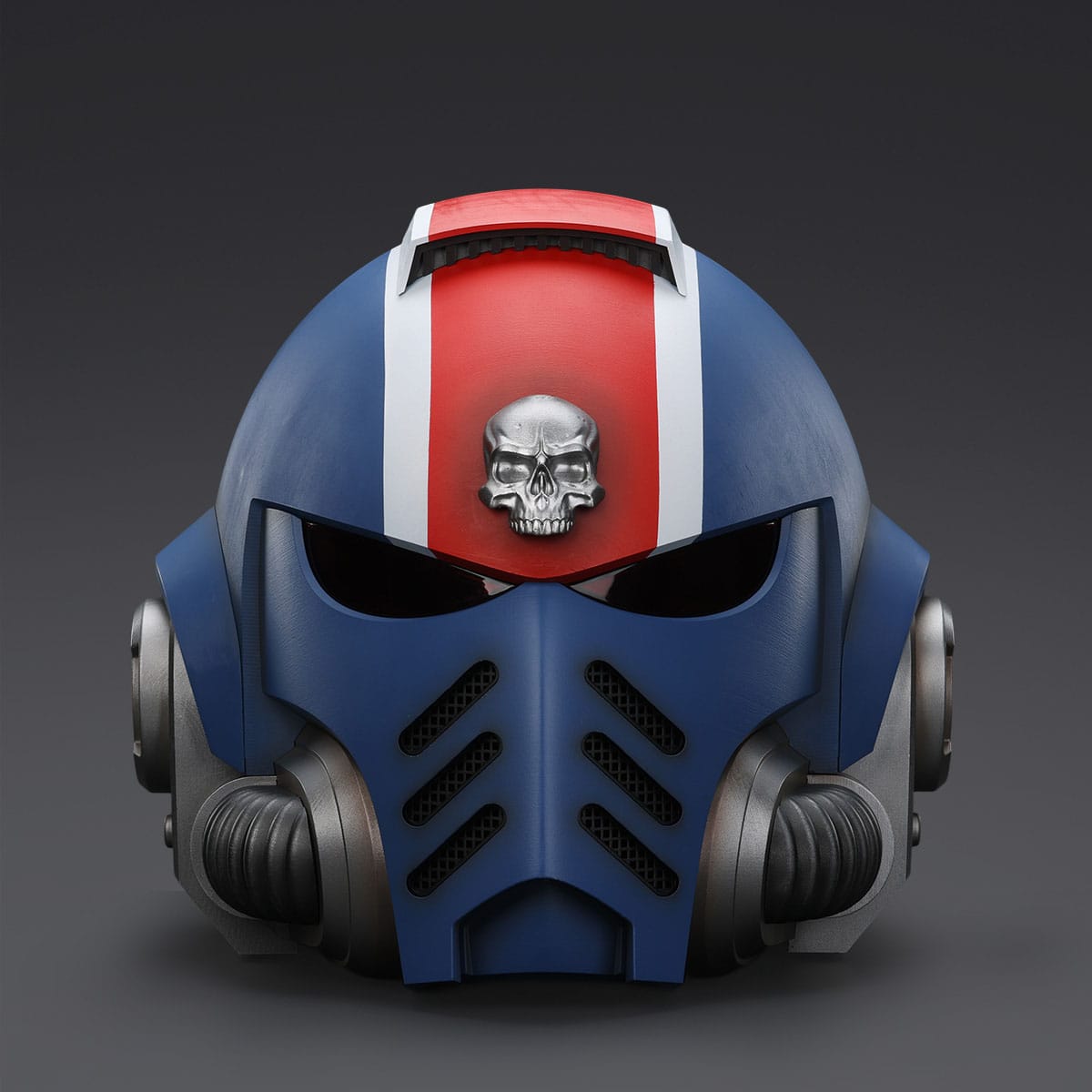 Warhammer 40,000 - Space Marine 2 Ultramarines Lieutenant Titus - replica helmet
