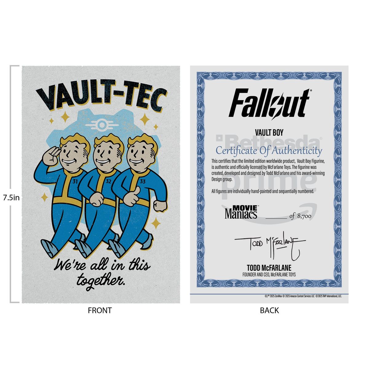 Fallout - Movie Maniacs Vault Boy Version 1 - Figur