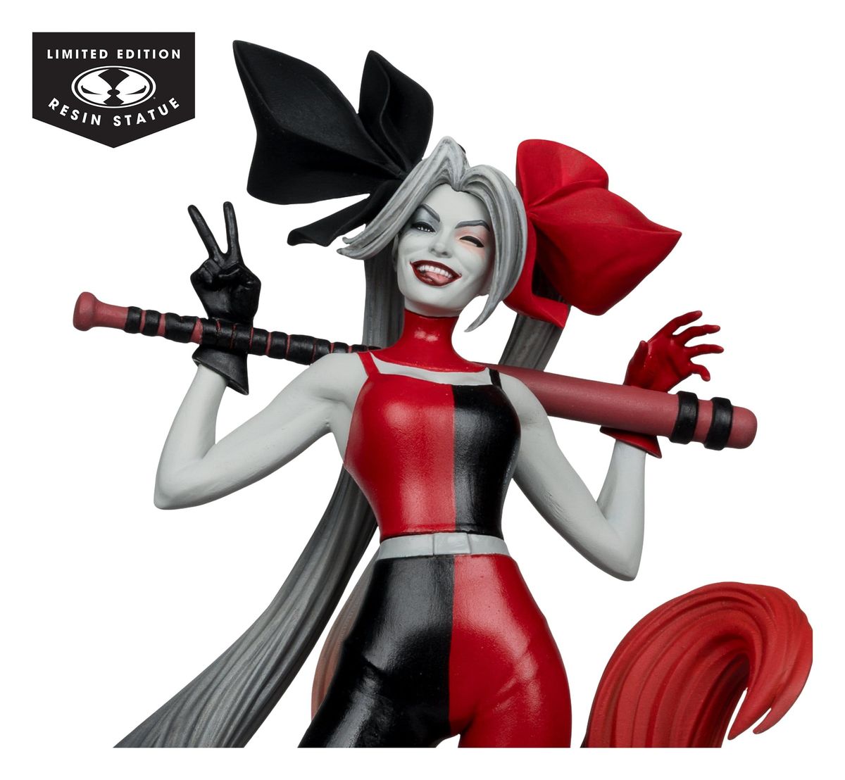 Batman - DC Direct Harley Quinn: Red, White & Black Statue 1/10 Harley Quinn by Alex Garner - Figur