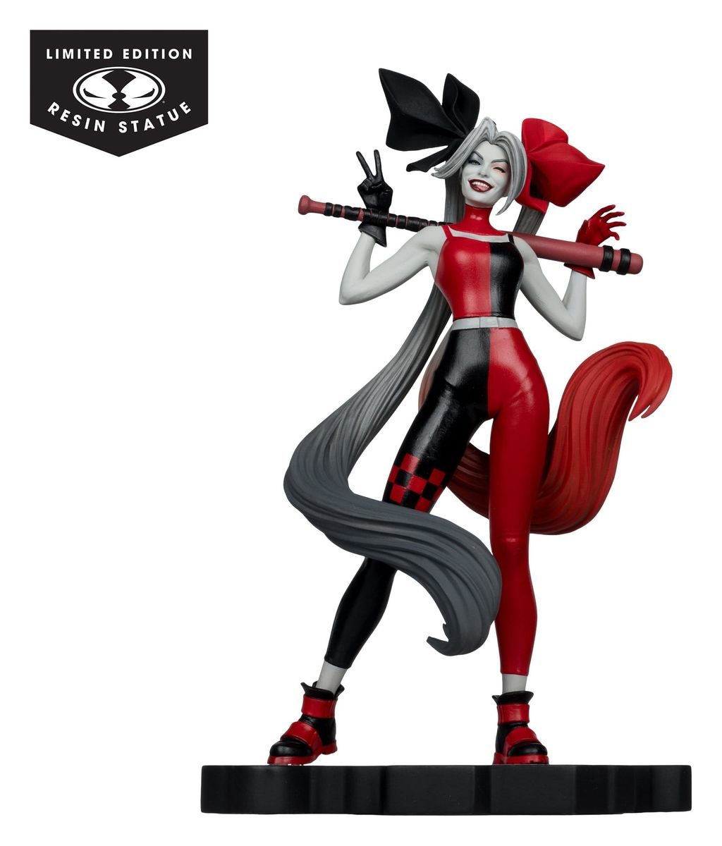 Batman - DC Direct Harley Quinn: Red, White & Black Statue 1/10 Harley Quinn by Alex Garner - Figur