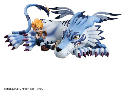 Digimon Adventures - G.E.M. Series PVC Figur Garurumon & Ishida Yamato 25 cm (Repeat) - Figur