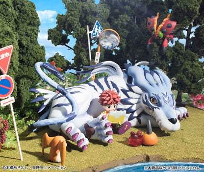 Digimon Adventures - G.E.M. Series PVC Figur Garurumon & Ishida Yamato 25 cm (Repeat) - Figur