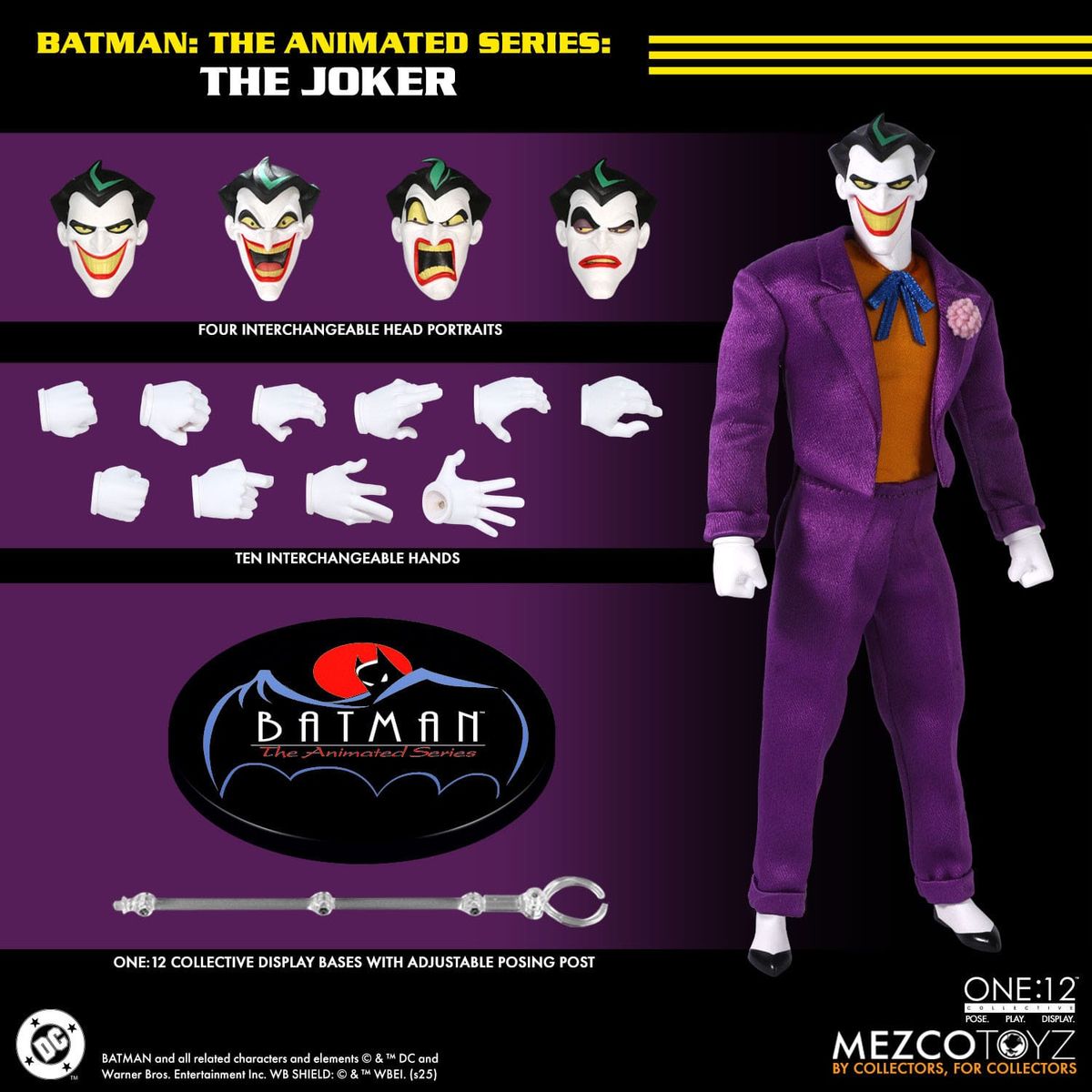 Batman - The Animated Series 1/12 The Joker - Action Figure