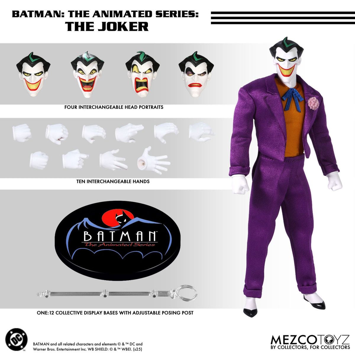 Batman - The Animated Series 1/12 The Joker - Actionfigur – yvolve