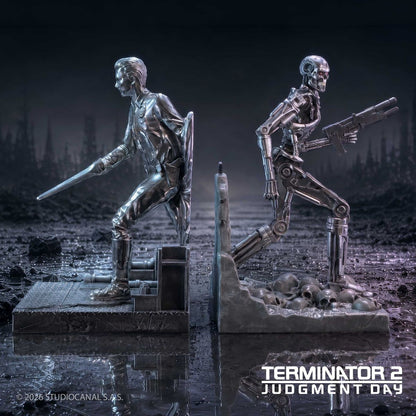 Terminator 2 - T-1000 vs T-800 - Bookends