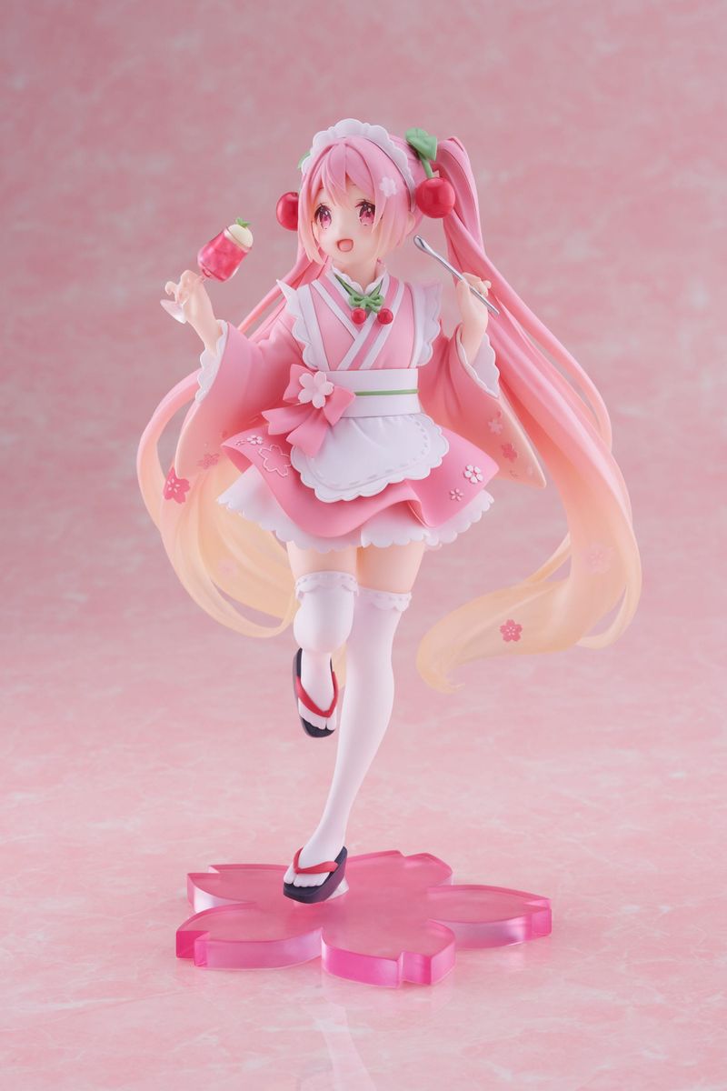 Hatsune Miku - Newley Written Sakura Miku Japanese Cafe Ver. Reissue - Figur