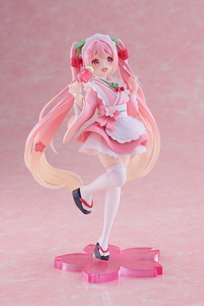 Hatsune Miku - Newley Written Sakura Miku Japanese Cafe Ver. Reissue - Figur